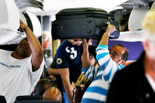 For example, one wrong word could set this fellow gentleman into hurling his suitcase at an innocent...back away slowly.