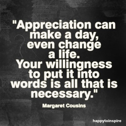 Appreciation is a wonderful thing copy