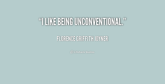 rego's life, i like being unconventional florence griffith joyner, for the weekenders the unconventional weekend